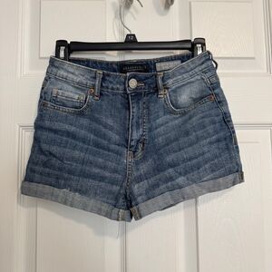 Aeropostale High Waisted Shorty Denim Shorts Size 2